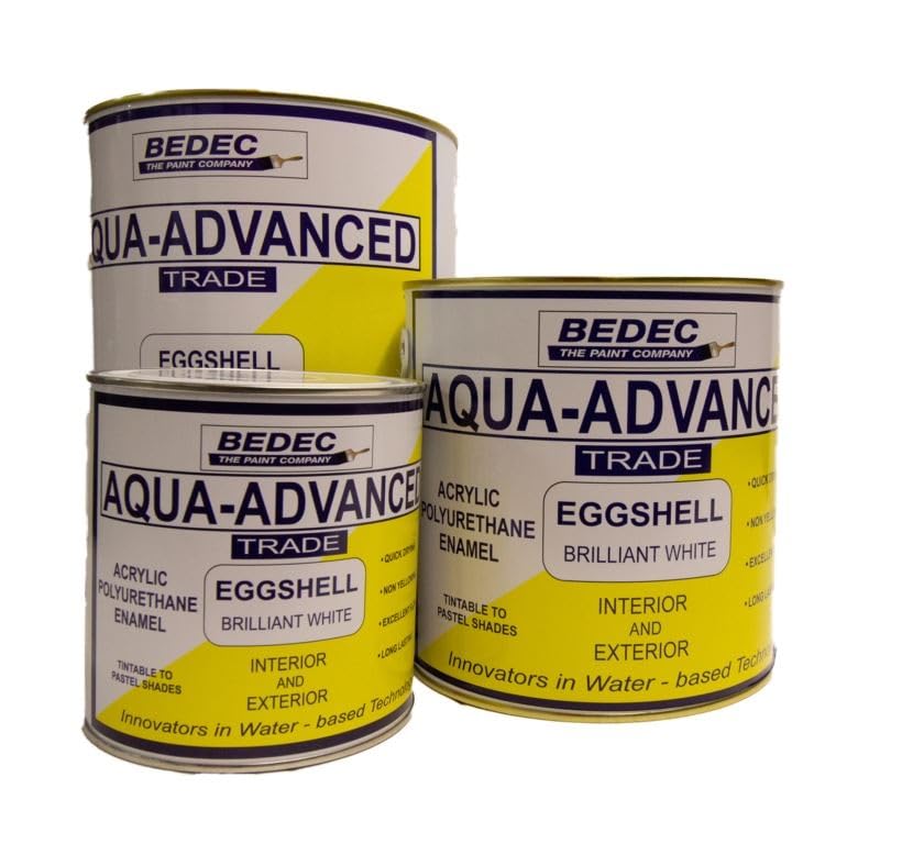 Aqua-Advanced Brilliant White Eggshell, 5 litres