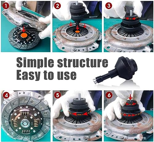 Thsakzo Kupplungszentrierwerkzeug,Zentrierdorn Kupplung Werkzeug,Kupplungs Zentrier Werkzeug Satz,Kupplungs Korrektur Werkzeug,Kupplusaurichtungswerkzeug Kit,Auto Kupplungsloc Korrektor