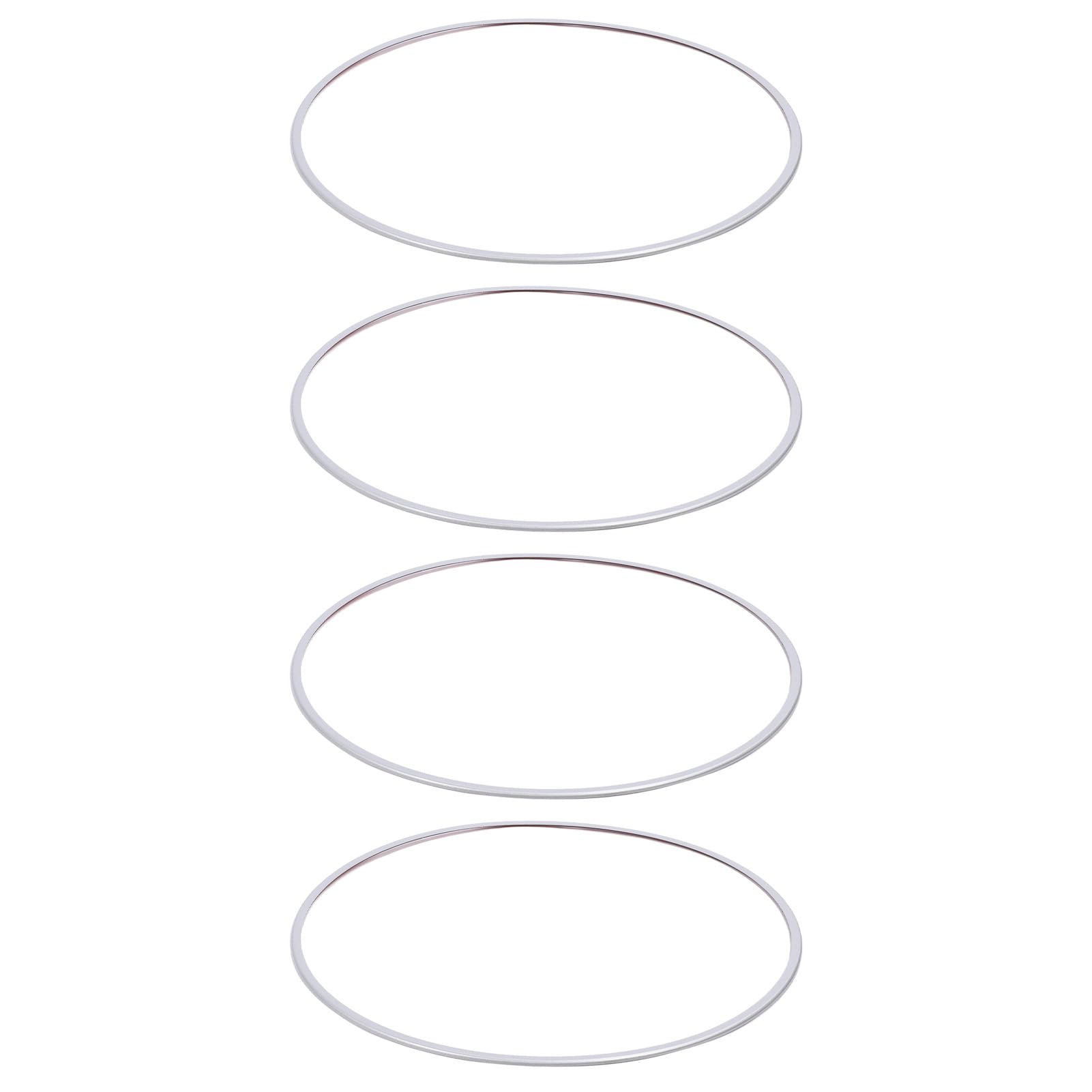Zerodis Protecteur de Jante de Roue en Alliage d'aluminium, Argent, 21 Pouces, Lot de 4, Protection d'installation Facile pour Jantes de Voiture, Longue Durée