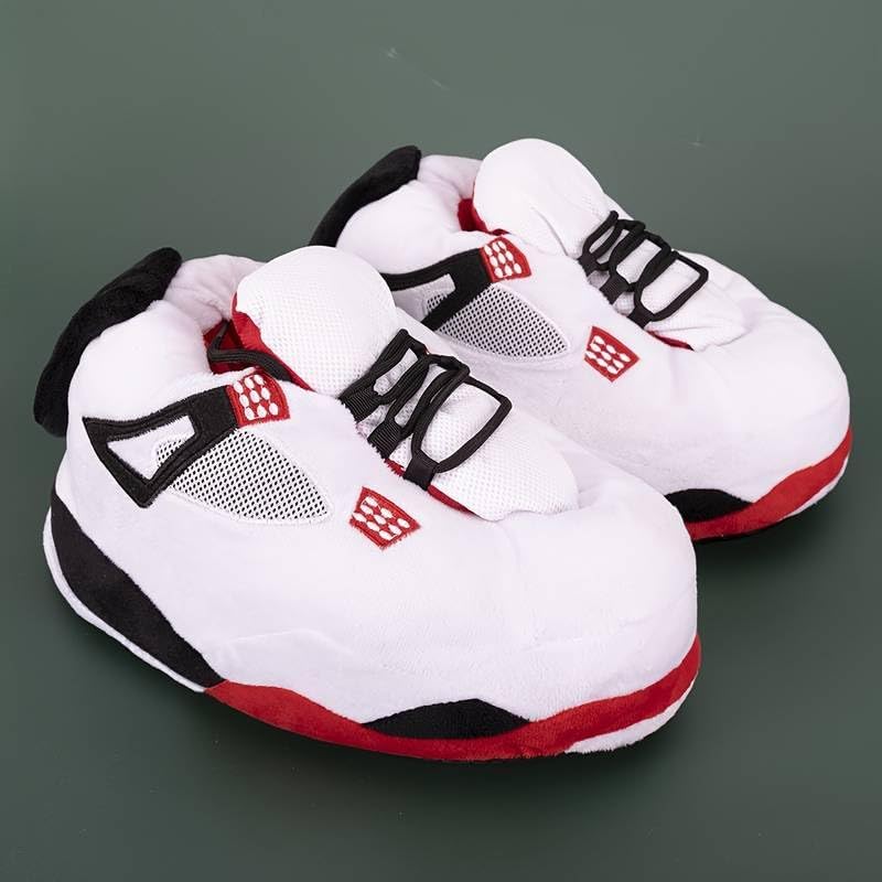 IKHAN スニーカースリッパ 快適でトレンディなスニーカー メンズ ピュアポリエステル レディーススニーカー | ふわふわスリッパ