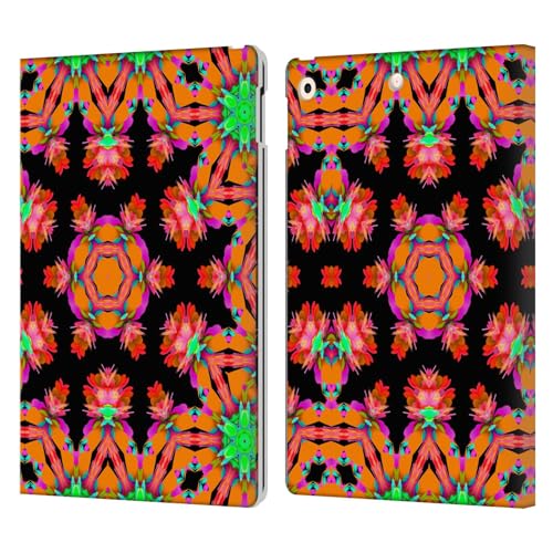 Étui portefeuille cuir Apple iPad 10.2 2021 Haroulita Fleur