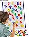 EduKid Toys ABC Magnets - 109 Magnetic Alphabet Letters & Numbers with Take Along Bucket