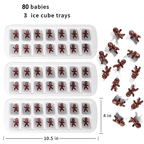 Juego My Water Broke con 80 mini bebés de plástico miniatura 5