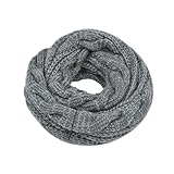 TrendsBlue® Premium Winter Twist Knit Warm Infinity Circle Scarf - Diff Colors