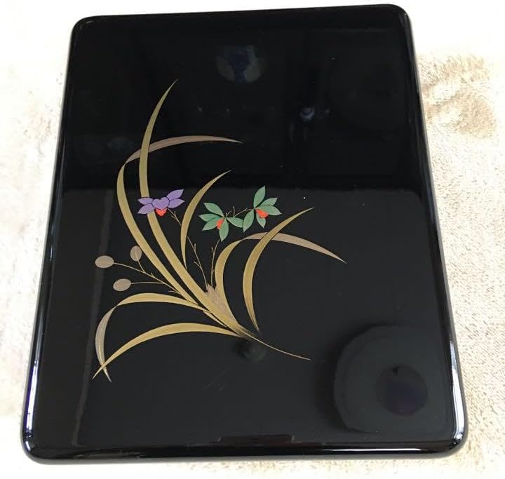 新品　漆　文庫入れ 新品 漆 文庫入れ 文庫 文箱 紀州塗り 11寸 DX合口文庫 加伏文庫 梅