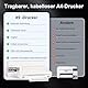 Thermodrucker A4, GuKKK Mobiler Drucker A4 für Unterwegs, Büro, Schule, Tattoo Drucker, Bluetooth Thermodrucker Unterstützt Thermopapier im 210 x 297 mm, Tragbarer Drucker Kompatibel mit iOS & Android