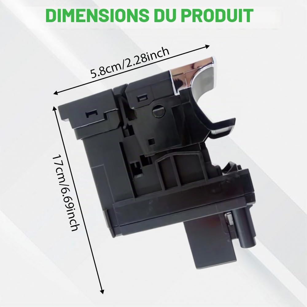 Bouton de commande de frein à main électronique Kacepar compatible avec Volkswagen Tiguan 2017–2024 5NA927225