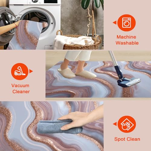 Felpudo absorbente lavable con base antideslizante para puerta 8