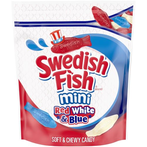 SWEDISH FISH Mini Red, White & Blue Soft...