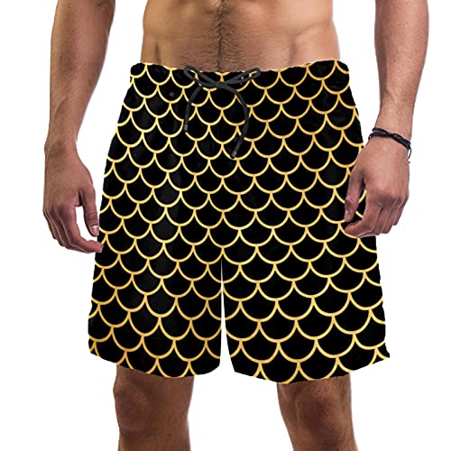Short de bain homme taille L motifs écailles pour éviter les irritations