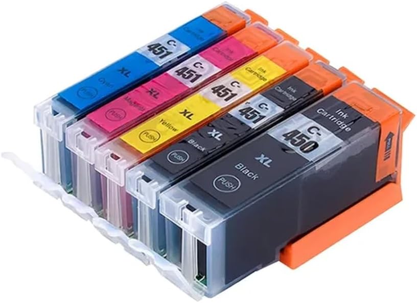 Compatible PGI-450 CLI-451 Ink Cartridge Compatible With MG5440 MG5540 MG5640 MG6440 IP7240 MX924 IX6540 IX6840 Printers(1Set)
