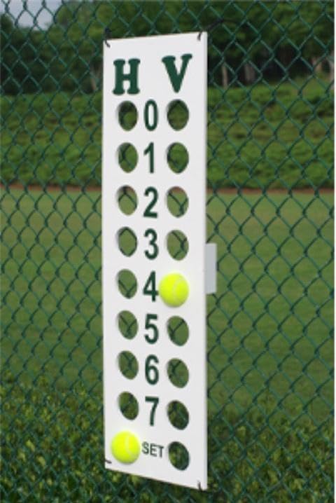 Fence Mounted Tennis Scoreboard (Vertical)