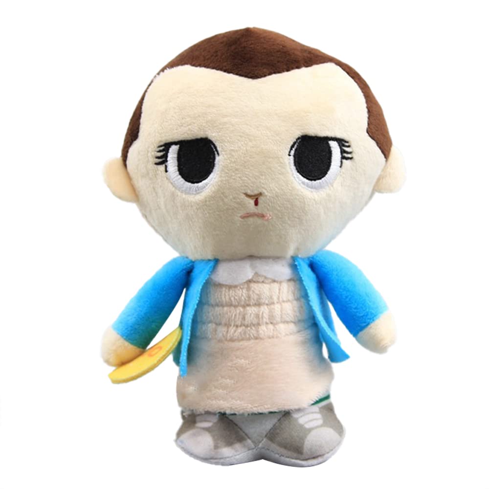 for Stranger Horror Piranha Plush Bat Stranger Toy for Movie Stranger Toy Demogorgon Plush Character Plush Eleven Soft Plush Kids Boys Girls Birthday Toys (New Eleven)