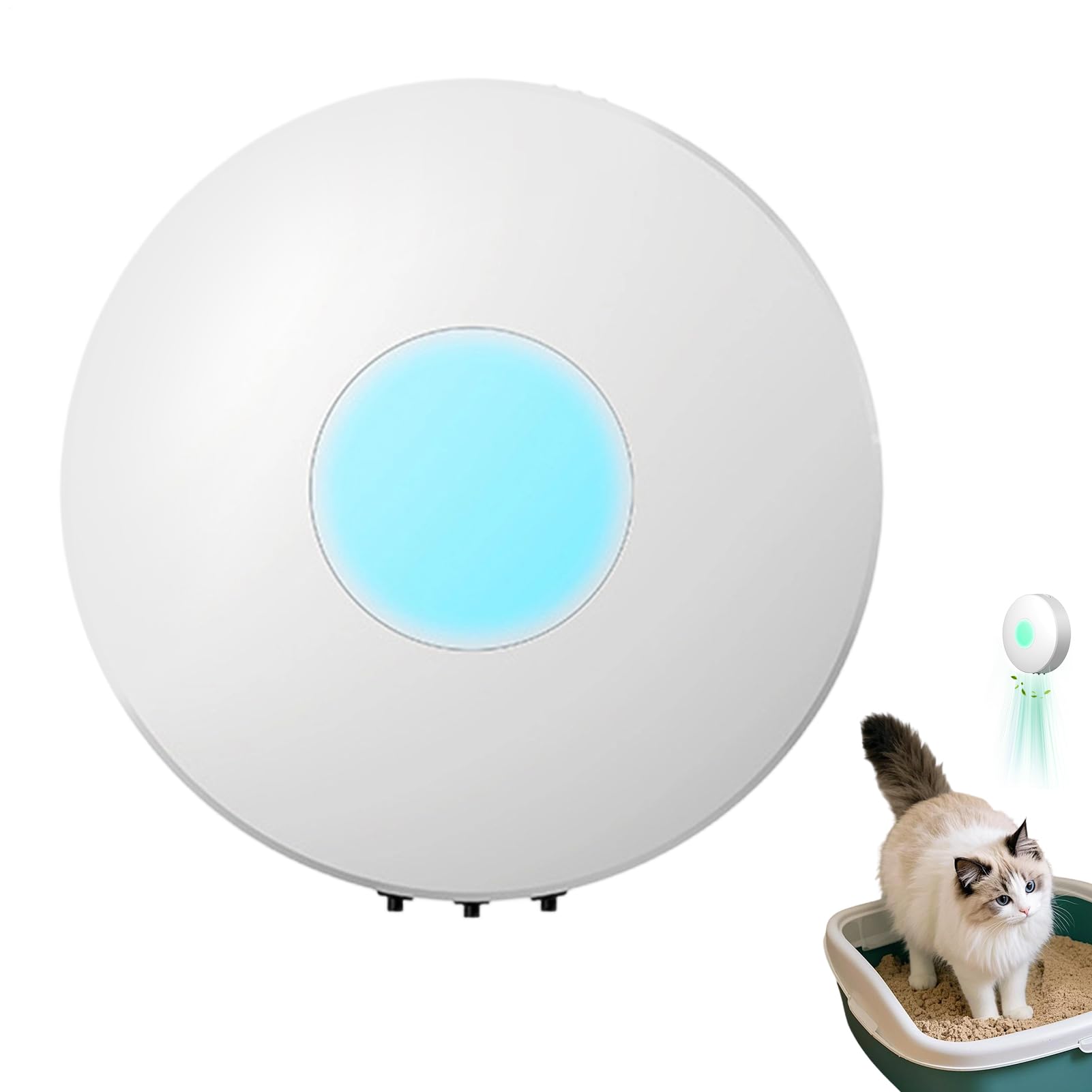 Purificateur d'air litière chat portable et mini éliminateur d'odeurs