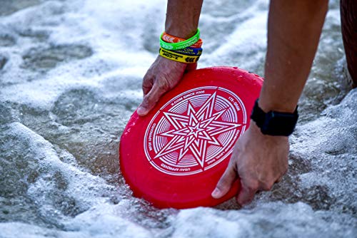 HHD-X Com Ultimate Star 175g Sport Disc. Outdoor Game -Features Durable, Weather Resistant Material PE 1 Flying Disc. The Best Hotfoil Glint Image. (Red) - Thumbnail 4