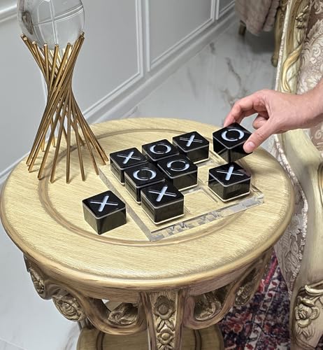 Modern Tic Tac Toe de Acrílico con Base Clara miniatura 6