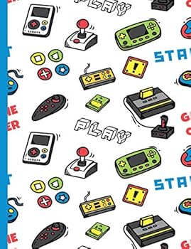 Paperback Wide Ruled Composition Notebook Video Game Journal 1 (Cool For School Video Game Notebooks) Book