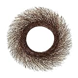 Temfmy Rattan twig Branch Grapevine Wreaths - 18 Inch Sunburst Wreath Form for DIY Crafts - Rustic Plain Twig Wreath Making Supplies Base for Decor