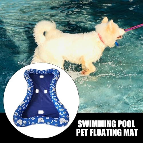 Hundeladungen für Pool – Aufblasbare Schwimmmatte für Hundepool, leichtes Bad | Wasserspielzeug für Haustiere für Badewanne im Freien oder Spielabenteuer