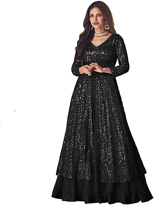 Ready to Wear Indian Pakistani Designer Salwar Suit Eid Party Wear Salwar Kameez Georgette Anarkali Suit for Women