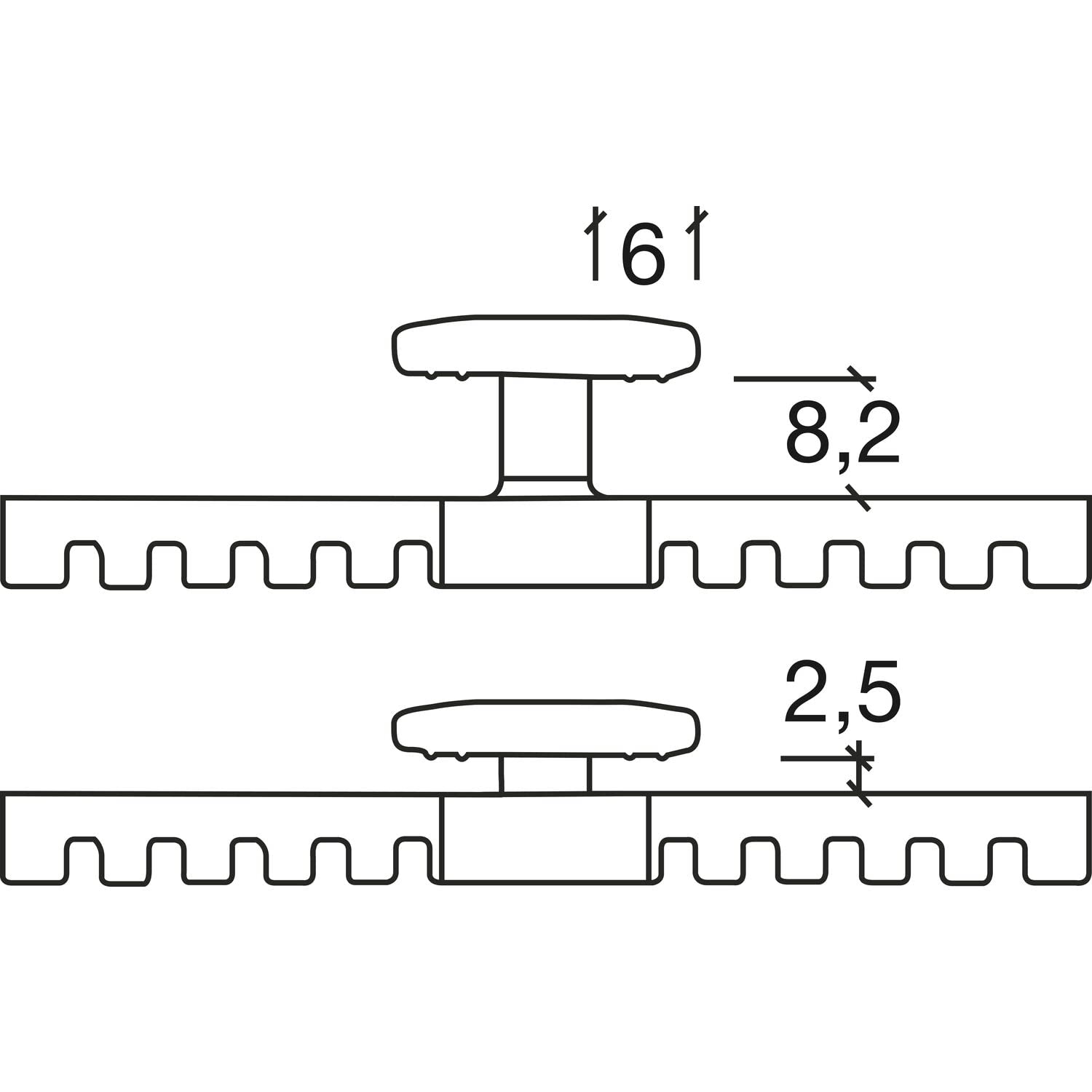 KARLE & RUBNER Terraflex N6 Bohrschraube C1 5x35mm für Aluminium-Unterkonstruktion 120 Stück