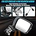 Right Side Mirror Compatible with Jeep Renegade 2015 2016 2017 2018 2019 2020 2021 2022, 9 Pins Passenger Side Door Rear View Mirrors Manual Folding With Temperature Sensor, Heated & Signal Light