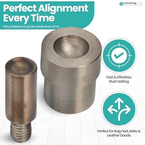 Rivet dôme 12mm pose parfaite sans rater vos fixations de cuir