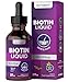 Price comparison product image Biotin Liquid Drops 10000 mcg | 59 ml | Vitamin B7 Supplement | Natural Berry Flavour | for Vegetarians | by Horbaach
