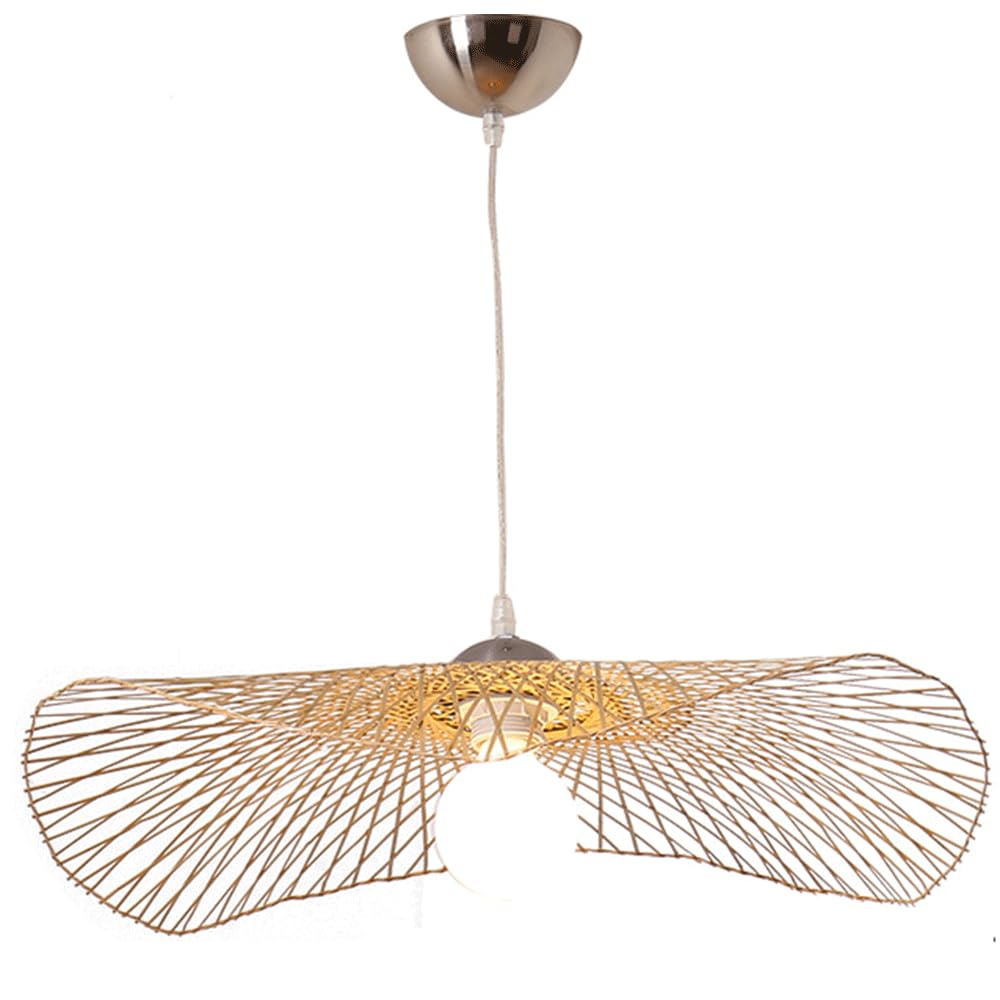 CJSLXGBL Chinese Bamboo Pendant Lamp Bamboo Ceiling Lighting Hanging Bedroom Restaurant Teahouse Bar Dining Room Chandeliers Track Lighting For Living Room Dining Room Bar