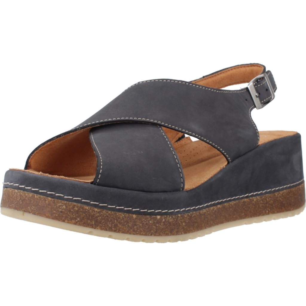 Clarks Kassanda Step Womens Navy Nubuck, 5.5