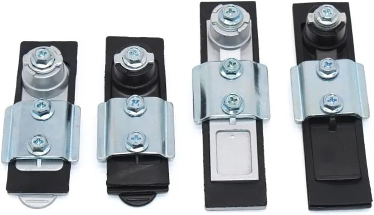 1pcs for Electrical Control Panels - Weatherproof & Secure Mechanical Equipment Pull Handle Lock(Zinc Alloy Silver,23x62mm)