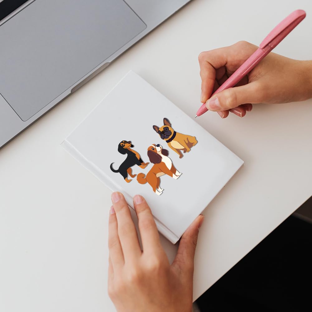 GLOBLELAND Pets Dogs Cutting Dies for DIY Scrapbooking Metal Collie Dalmatian Golden Retriever Cut Dies Corgi Doberman Bulldog Beagle Dachshund Die Cuts for Card Making Embossing Photo Album - Image 4