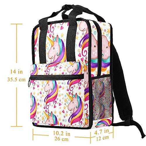 Cartable licorne multicolore pour ranger facilement les cahiers - 5