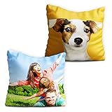 [DIREKT GESTALTEN] Sie brauchen nicht auf einen Link zu warten, sondern können direkt auf Amazon das Design übermitteln. Klicken Sie dazu auf 'Jetzt anpassen' und wählen Sie Ihr Bild aus. Es können auch mehrere Bilder oder Text genutzt werden.