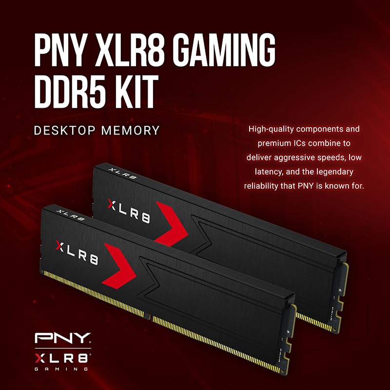 木*下様 PNY XLR8 GAMING 32GB DDR5 6000MHz PNY XLR8 Gaming 32GB (2x16GB) DDR5 RAM 5600MHz CL46-45-45-90 1.1V