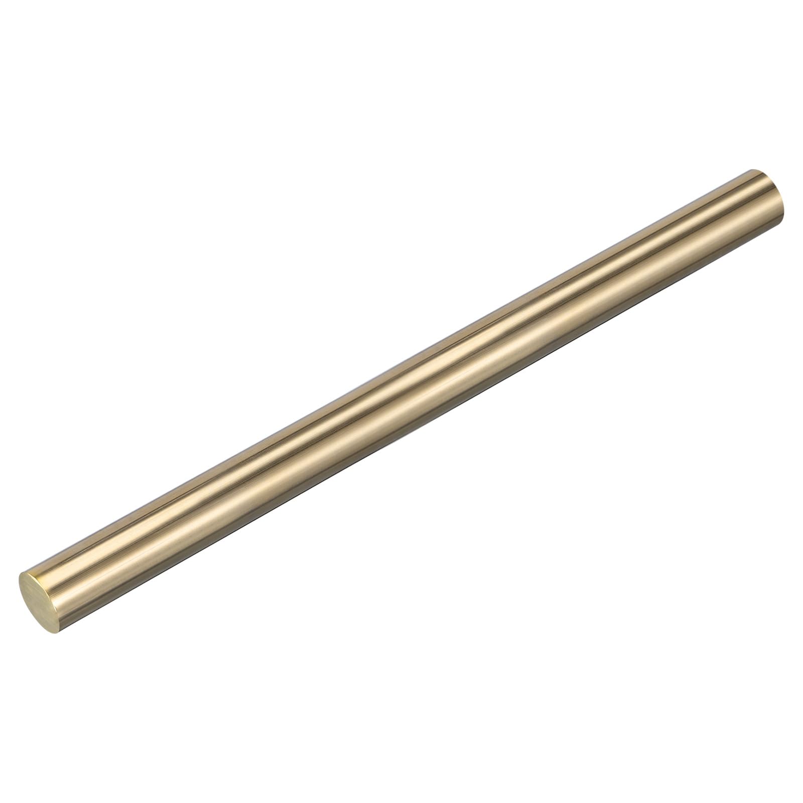 QUARKZMAN Ottone Aste 1" x 12" Ottone Solido Rotondo Asta per Maniglia Pin