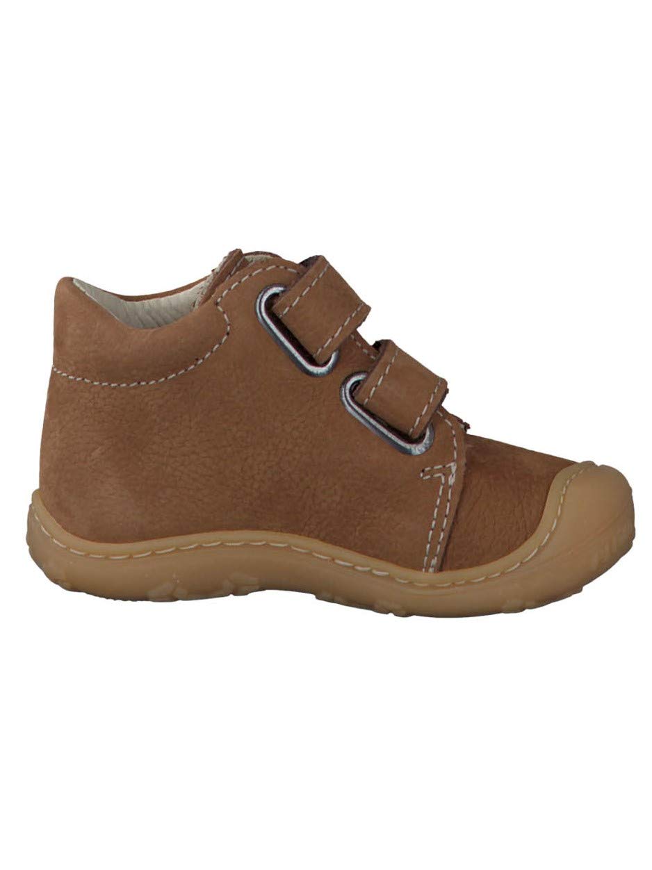 RICOSTA Jungen und Mädchen Lauflernschuhe Chrisy von Pepino, Weit - für breite Füße geeignet (WMS), Braun (Curry) (260), 23 EU