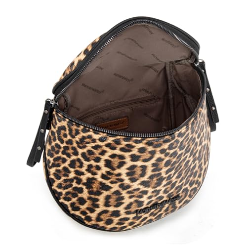 Image of Montana West Crossbody Bag for Women, Large Bum Bag Purse Soft Vegan Leather Travel Fanny Pack with Coin Purse