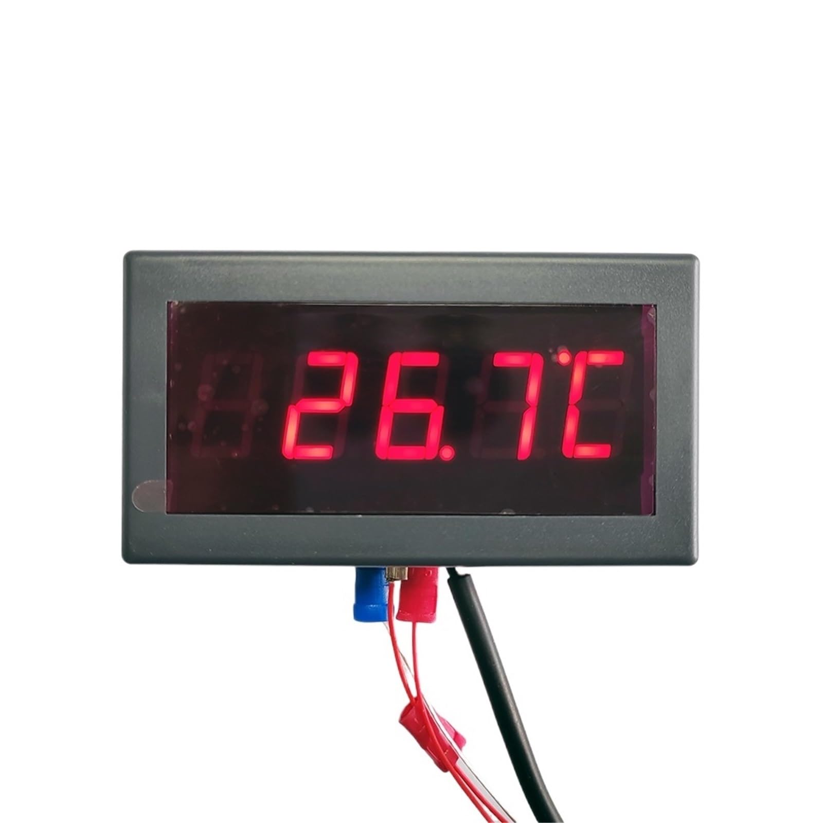 Precyzyjny miernik temperatury PT100 do montażu na panelu, od -200 do 850 ° C, czujnik temperatury rezystancji termicznej, wyświetlacz pomiarowy