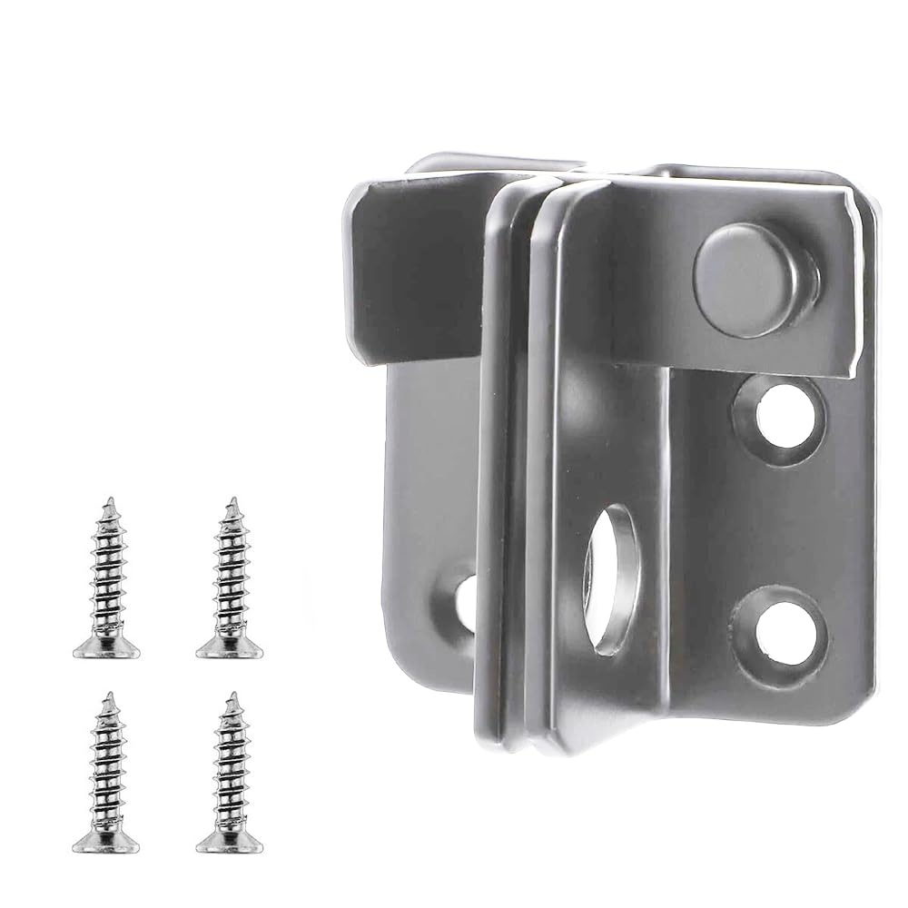 Crozgan Silver Flip Latch Slide Bolt Latch Shed