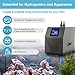 cleallgonlongx 160L Aquarium Chiller, 42gal 1/10 HP Water Chiller for Hydroponic System Fish Tank Cooling System for Axolotl Cooler for Coral Reef Shrimp,Upgrade