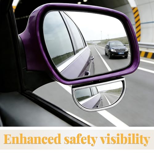 Espejo retrovisor ajustable 360° UPKOCH con diseño gran angular resistente al clima 3