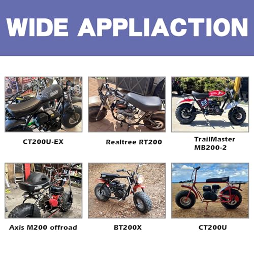 Image of 2pcs 49cc Modified Pull Starter Sticker Mini Bike Stickers for Predator 212 Engine Coleman CT200U BT200X KT196 Baja Monster Mega Moto MB200 Go Kart 196cc 224cc 200cc Engine (49cc Modified)