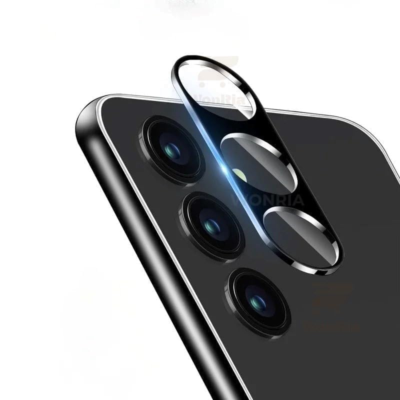 Image of Pack 1- Back Camera Glass Protector for Samsung Galaxy S25 FE 5G [3D Ultra Premium] Camera Lens Protector (Black)