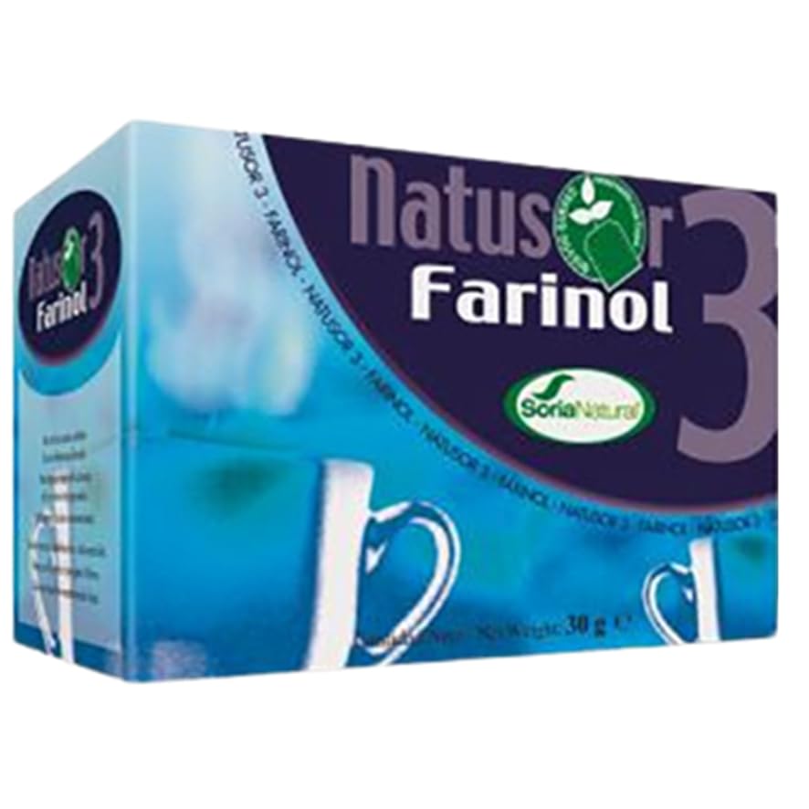 Natusor 3 Farinol, Infusión Herbal Natural para Garganta, 20 Infusiones