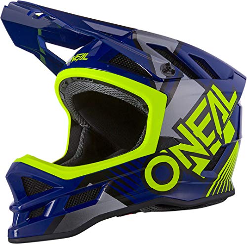 Oneal Blade Polyacrylite Helmet Delta Blue/Neon Yellow L (59/60 cm) Casco Moto...