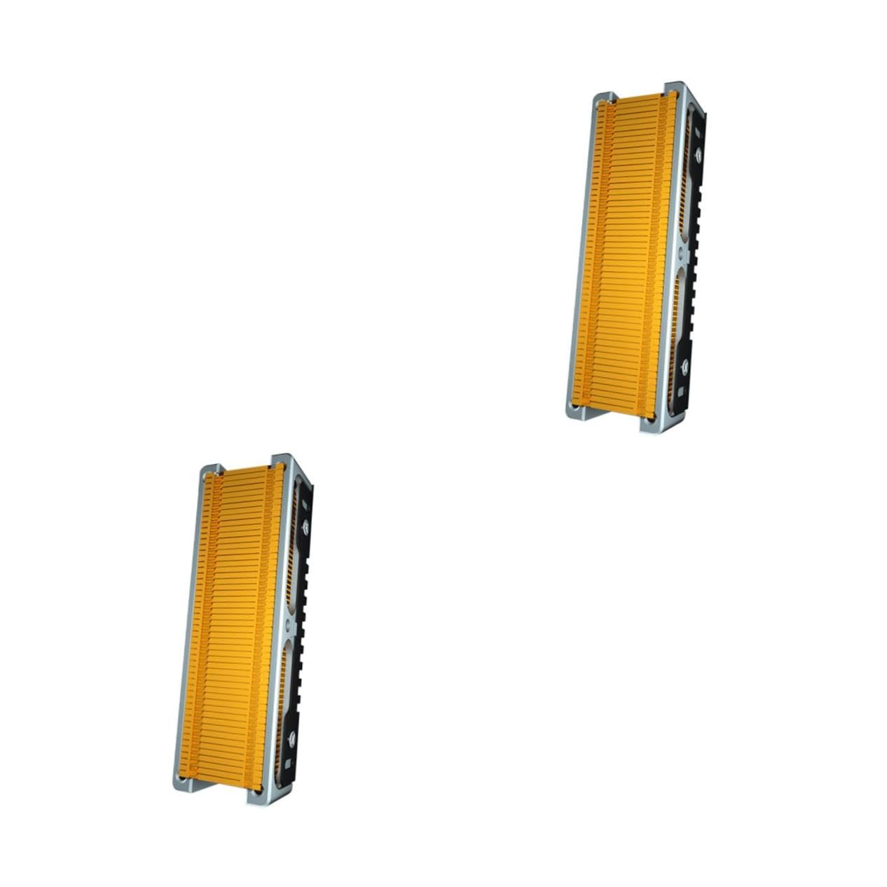 Tofficu 2 Pezzi Dissipatore Calore Per SSD Dissipatore Calore Per Computer Aletta Raffreddamento Dissipatore Calore Per A Stato In Metallo Per