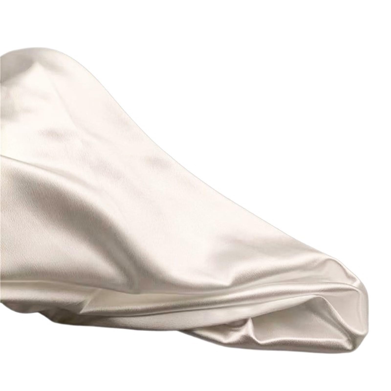 Tela De Raso Satin Tela de satén microelástica gruesa por metro for traje, vestido boda, costura ropa, imitación seda morera, tela alta calidad(Champagne)