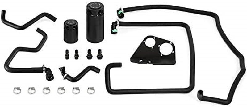 Kit de Catch Can de Óleo com Defletor Mishimoto MMBCC-F35T-17SBE para Ford F-150 e Raptor 3.5L EcoBoost 2017+ – Preto