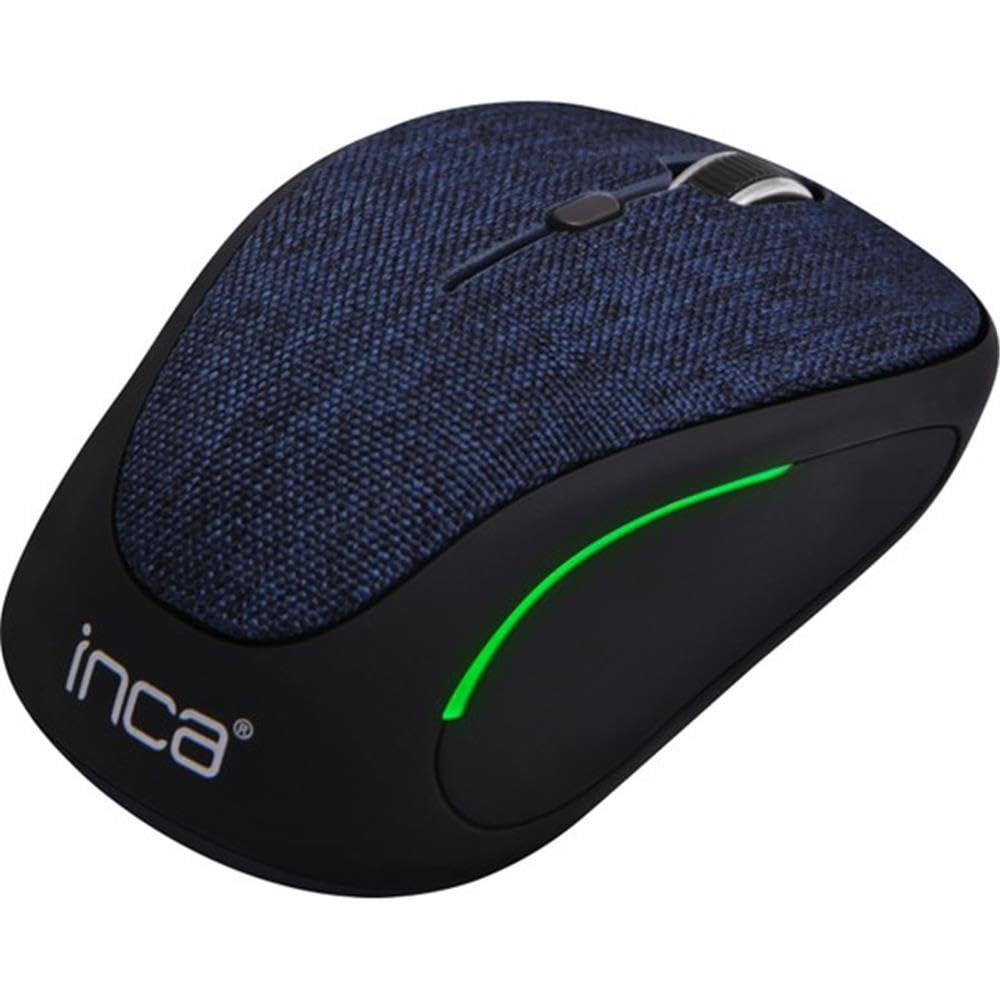 Inca Portable Wireless Mouse 1600 dpi LED Lighting 2.4 GHz